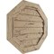 Ekena Millwork Timberthane Hand Hewn Octagonal Faux Wood Non-Functional Gable Vent, Primed Tan, 30"W x 30"H GVUROC30X30DHHPR - alternate 3